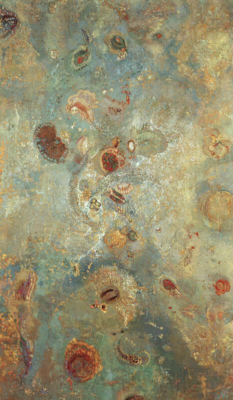 Odilon Redon Underwater Vision Norge oil painting art
